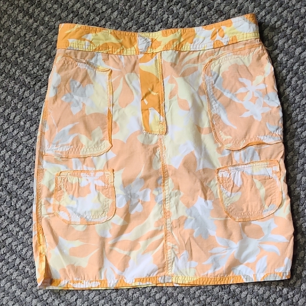Columbia Orange and Yellow Patterned‎ Skirt - Picture 12 of 14